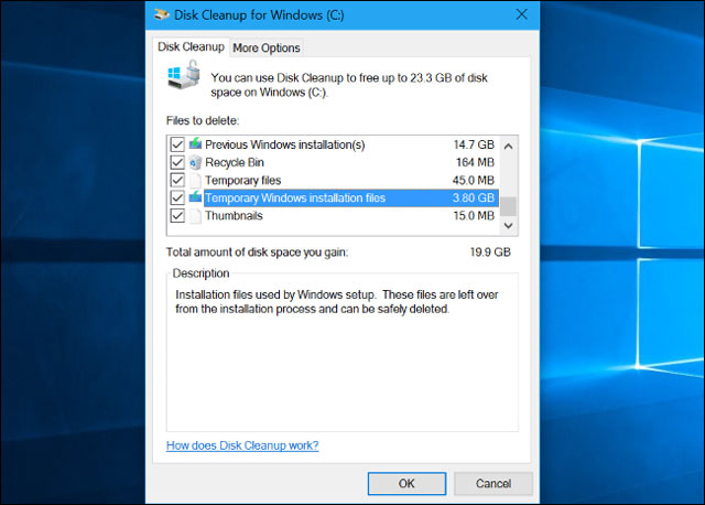 删除Windows 10上的$ WINDOWS.~BT和Windows.old文件夹
