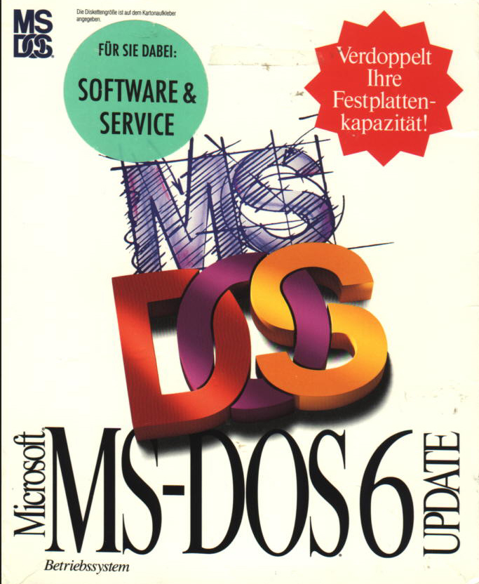 MS-DOS的最后销售版本MS-DOS 6.22 微软官方原版
