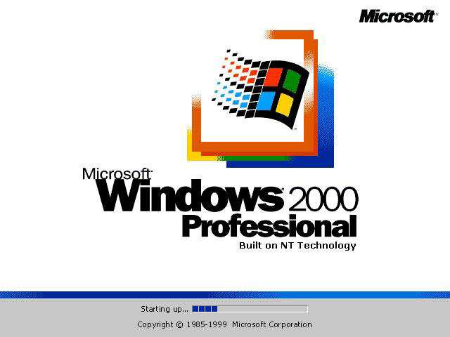 Windows 2000 Professional with SP4简体中文官方原版ISO镜像